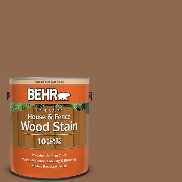 BEHR 1 gal. #N250-6 Split Rail Solid Color House and Fence Exterior Wood Stain