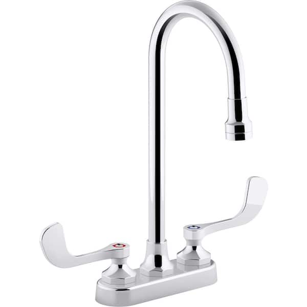 KOHLER Triton Bowe 0.5 GPM 4 in. Centerset 2-Handle Bathroom Faucet with Aerated Flow in Polished Chrome