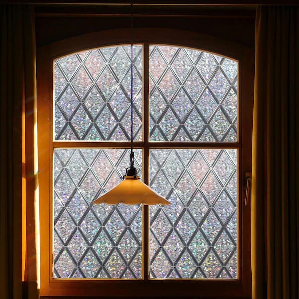 COTTON COLORS 35.4 in. x 78.7 in. Decorative and Privacy 3D Window