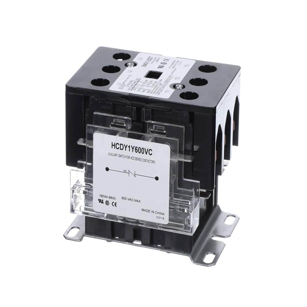 3-Pole Contactor With Auxiliary Switch, 24Vac 50/60HZ Coil, 40Fla, 50 Res price history on PriceWatchPro