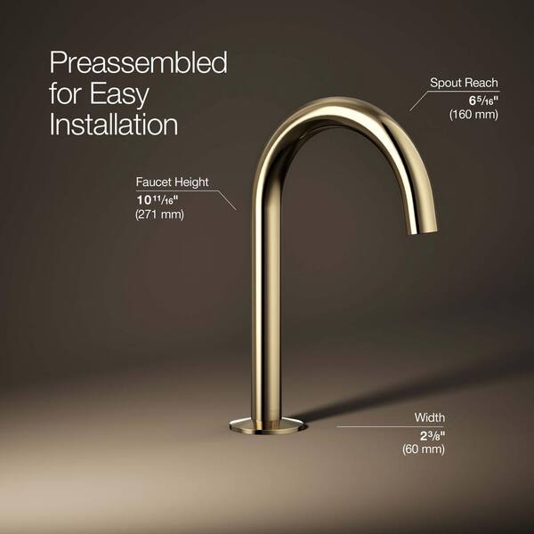 ヴァレフル　sr Components Bathroom Sink Spout with Tube Design | K-77967