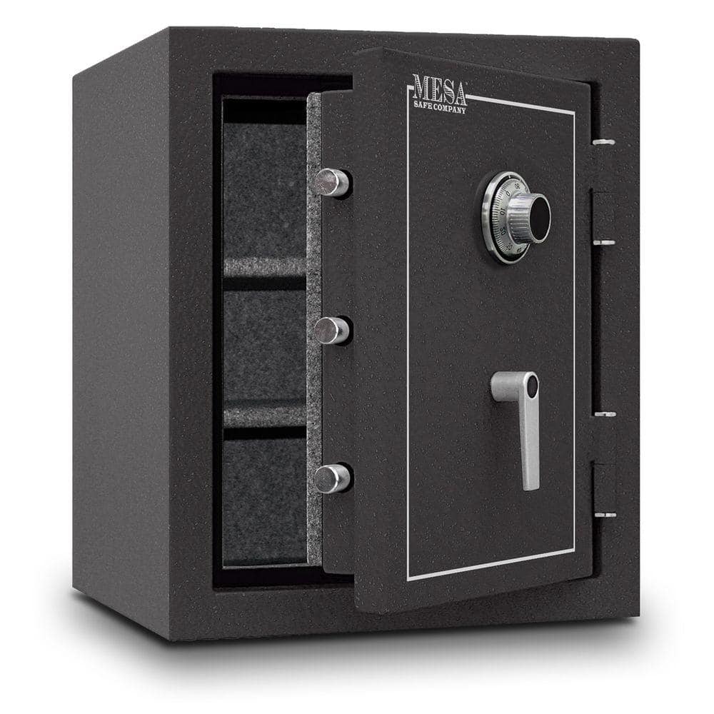 Gray Steel Fire Resistant Security Safe with Combination Lock
