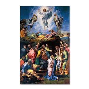 The Transfiguration 1519-20 by Raphael Floater Frame Religious Wall Art 19 in. x 14 in.