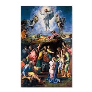 The Transfiguration 1519-20 by Raphael Floater Frame Religious Wall Art 32 in. x 22 in.