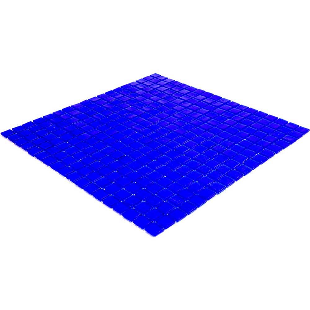 Skosh 0.6" x 0.6" Glass Grid Mosaic Wall & Floor Tile