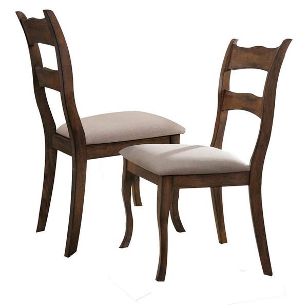 brown ladder back chairs