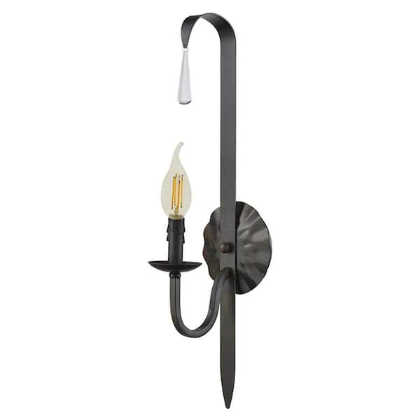 Sam 1-Light Antique Copper Wall Sconce