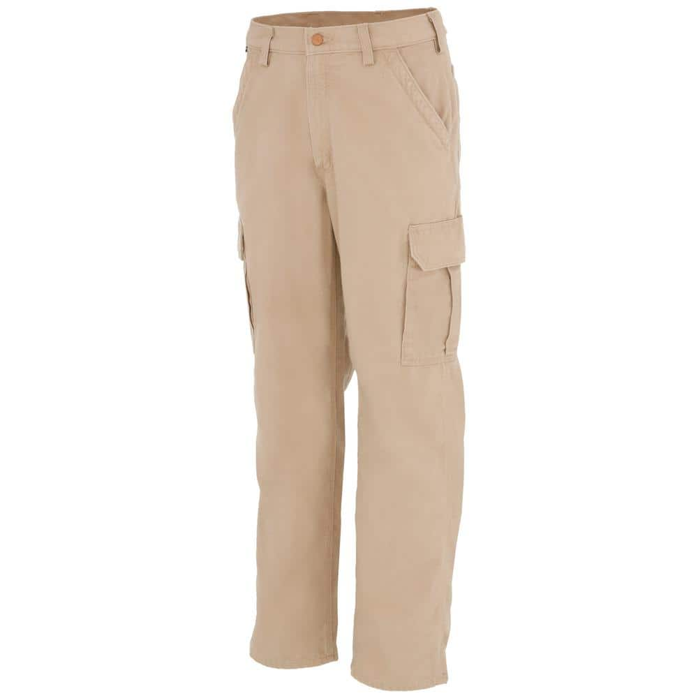 Carhartt Men's 34 in. x 32 in. Golden Khaki FR Cargo Pant FRB240