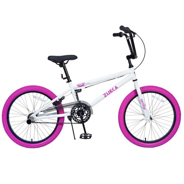 White 20 in. Kids Bike Single Speed Children's Bicycle