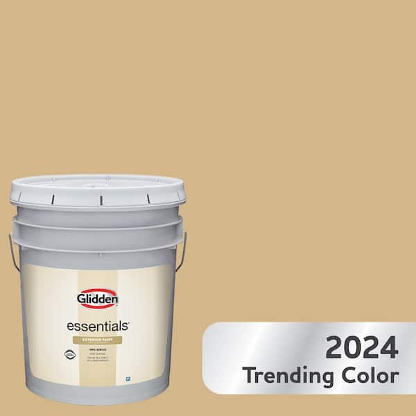 5 gal. PPG1092-4 Craftsman Gold Satin Exterior Paint