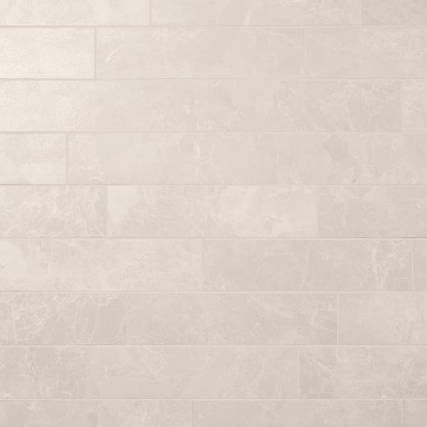 Ivy Hill Tile Palazzo Crema Beige 3.93 in. x 15.74 in. Semi-Polished Porcelain Floor and Wall Tile (6.88 sq. ft./Case)
