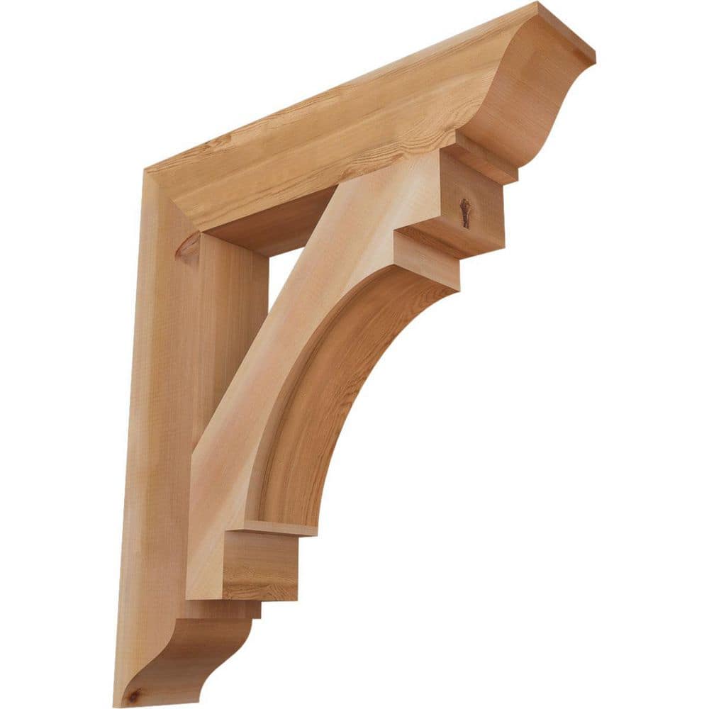 5.5 in. x 34 in. x 30 in. Western Red Cedar Merced Traditional Smooth Bracket price history on PriceWatchPro
