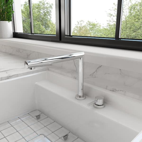 Baveno Move Single Handle Telescopic Standard Kitchen Faucet in Chrome