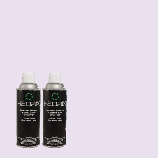 Hedrix 11 oz. Match of 650C-2 Powdery Mist Low Lustre Custom Spray Paint (2-Pack)