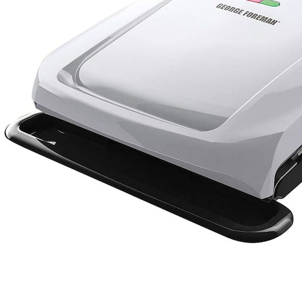  George Foreman 2-Serving Classic Plate Electric Indoor Grill  and Panini Press, Black, GRS040B: Home & Kitchen