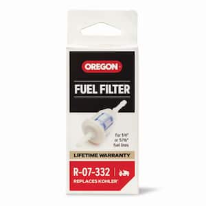Fuel Filter for Riding Mowers, Fits Kohler CV11-CV16, K181-K341, KT17, KT19 and M8-M20 Engines