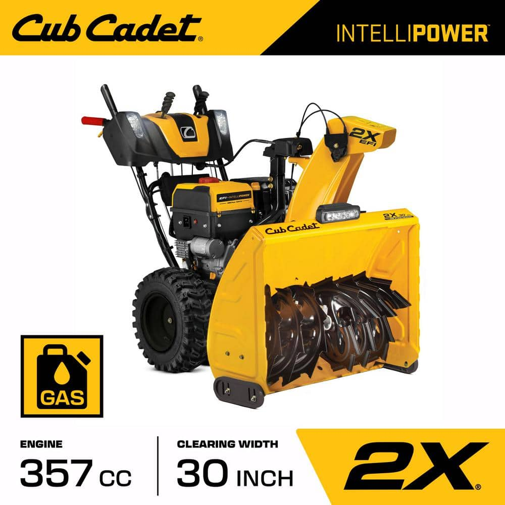 Cub Cadet 30 in. 357cc 2X Fuel Injected (EFI) Two-Stage Electric Start Gas Snow Blower with IntelliPower Tech and Heated Grips