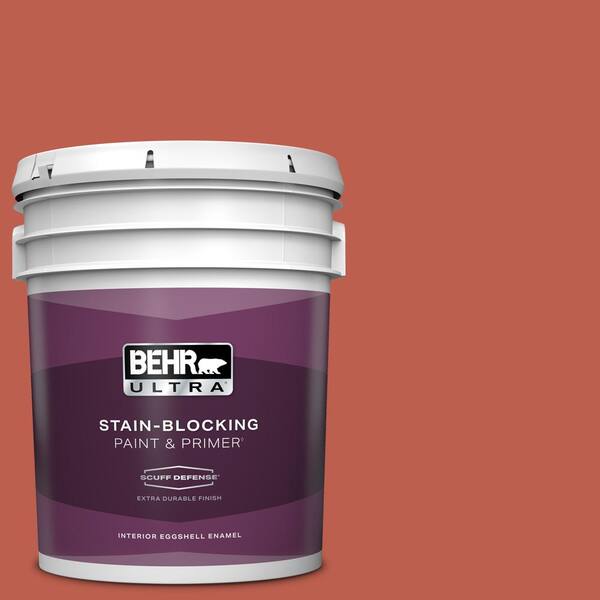 BEHR ULTRA 5 gal. #200D-6 Mexican Chile Extra Durable Eggshell Enamel Interior Paint & Primer