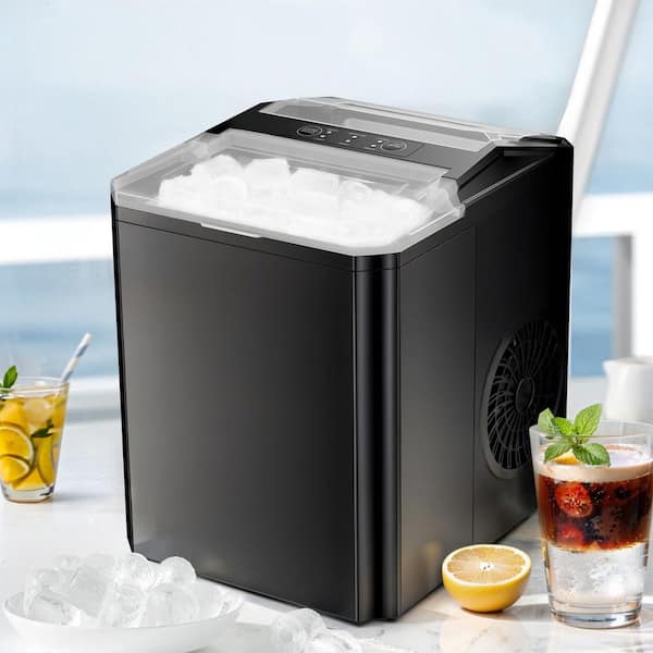 41 oz. Stainless Steel Snow Cone Machine with Ice Maker, Self Cleaning