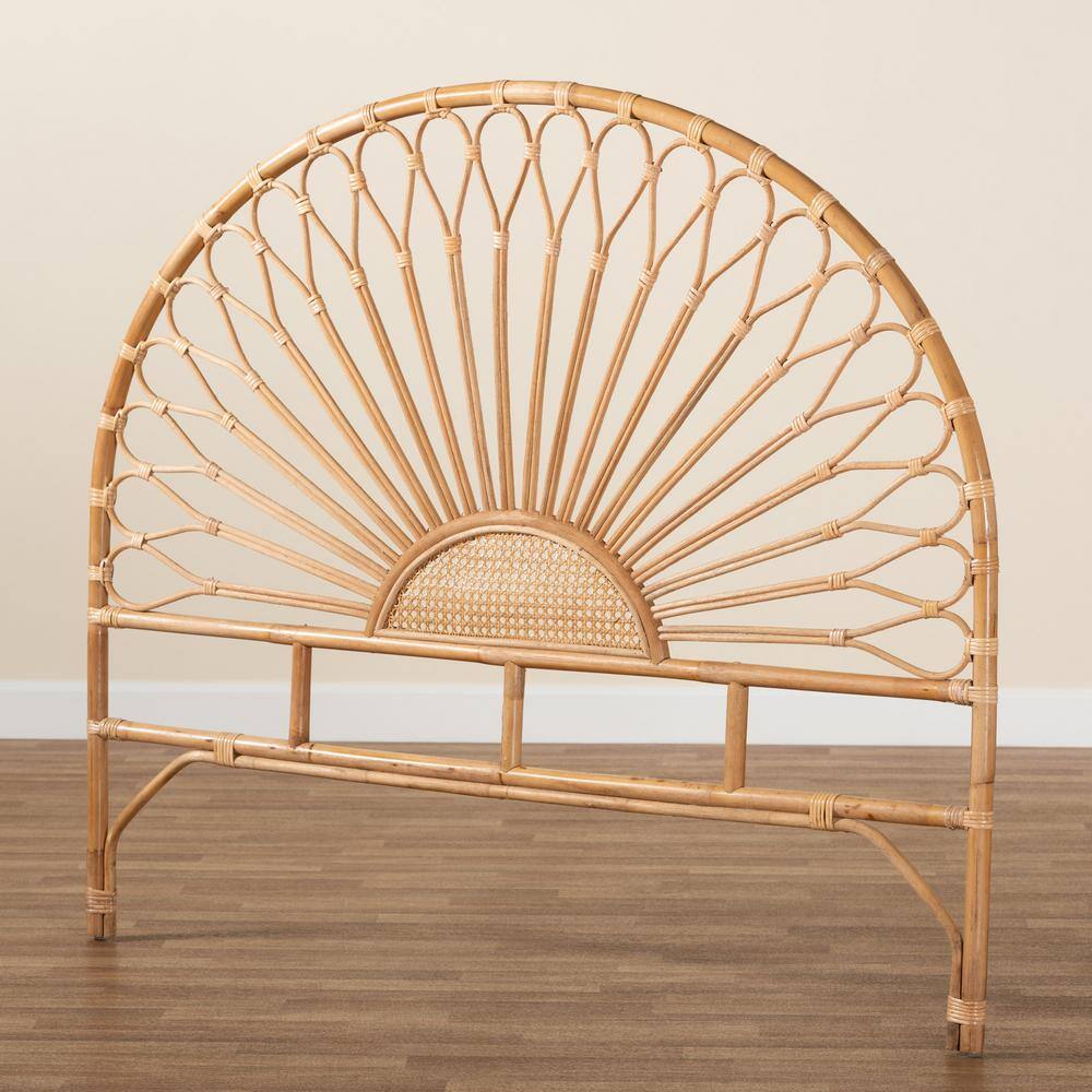 Perenna Natural Rattan King Size Bohemian Headboard