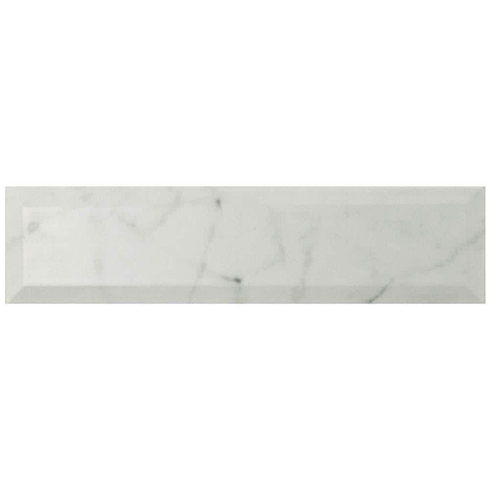 Classico Carrara Matte Metro 3 in. x 12 in. Ceramic Wall Take Home Tile Sample price history on PriceWatchPro