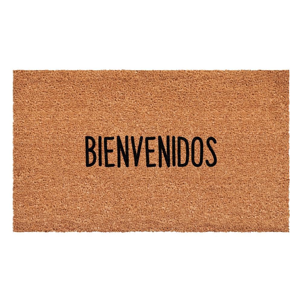 Bienvenidos Multi-Colored 17 in. x 29 in. Indoor or Outdoor Spanish Doormat price history on PriceWatchPro