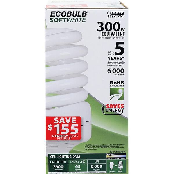 cfl e26 65 watt