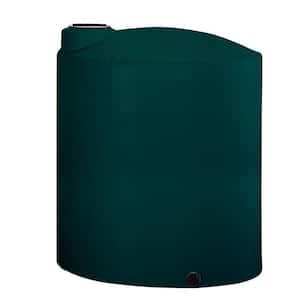 2500 Gal. Dark Green Vertical Water Tank