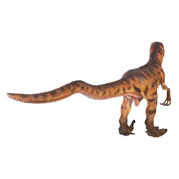 Design Toscano 50.5 in. H Jurassic Sized Deinonychus Dinosaur Statue  NE120002 - The Home Depot