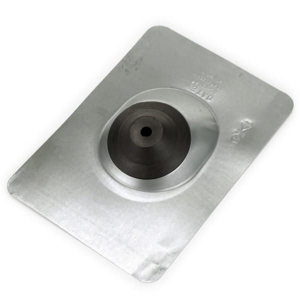 OATEY No-Calk 8-3/4 in. x 12-2/5 in. Galvanized Steel Vent Pipe Roof Flashing with Adjustable Diameter