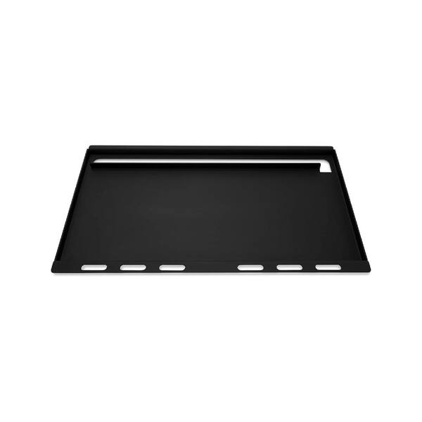 19 in. H Scratch Proof Steel Black Griddle Tool Set for Gas Grills