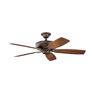 Monarch II Patio 52 in. Outdoor Weathered Copper Downrod Mount Ceiling Fan with Remote