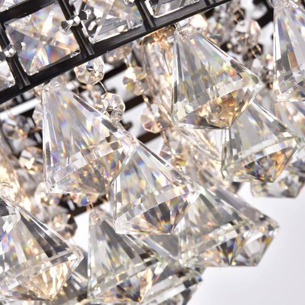 Sefinn Four 6-Light Canopy Ceiling Crystal Chandelier B4035-6