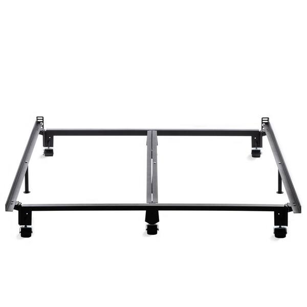 Set Double Hook Steel Bed Rails Fitd both Full and Twin Size  75-76" length 