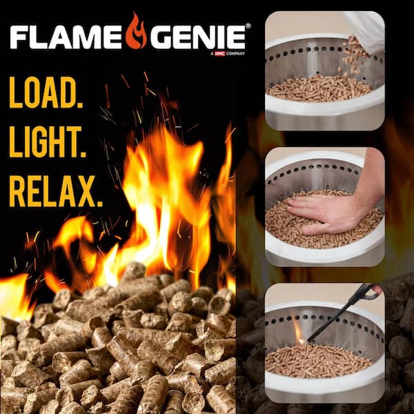 HY-C Flame Genie Premium Wood Pellets FG-P20 - The Home Depot