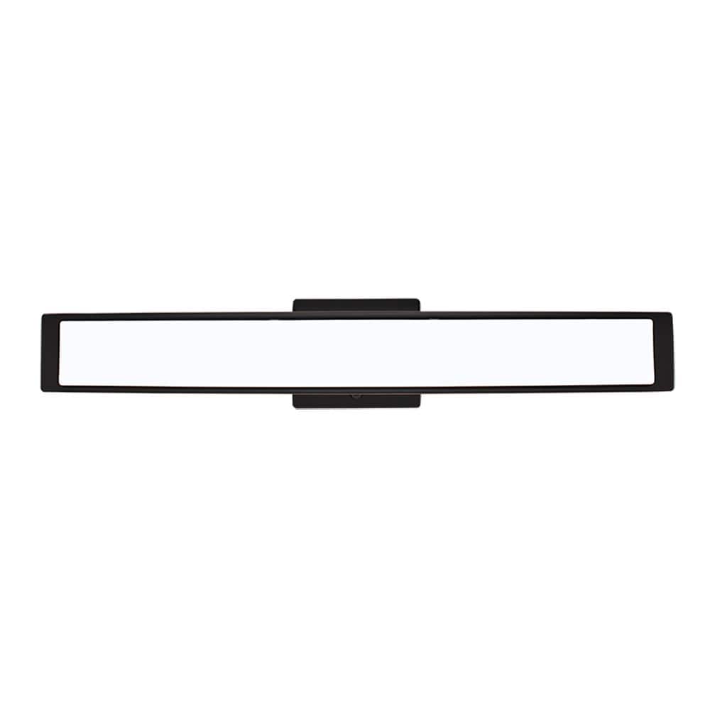 Hampton Bay Collier Heights 24 in. Oil Rubbed Bronze Curved Selectable LED  Bathroom Vanity Light Bar Flush Mount with Night Light 537999040 - The Home  Depot