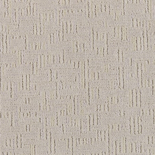 Star of the Show Sandcastle Gray 37 oz. Polyester Pattern Installed Carpet