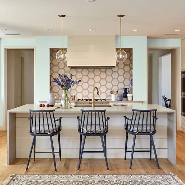 5 gal. #480C-1 Light Mint Semi-Gloss Interior Paint