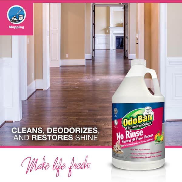 Odoban 1 Gal No Rinse Neutral Ph Floor, Streak Free Laminate Wood Floors Cleaning