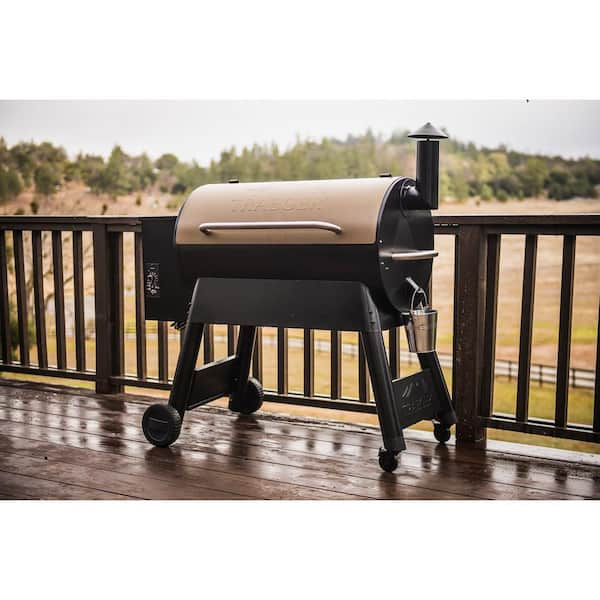 Traeger Pro Series 34 Pellet Grill in Bronze TFB88PZB - The Home Depot