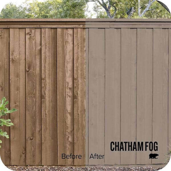 1 gal. #SC-154 Chatham Fog Solid Color House and Fence Exterior Wood Stain
