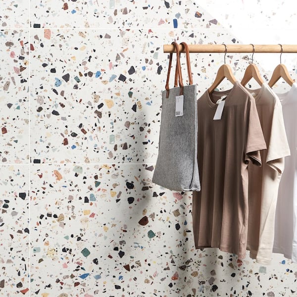 Ivy Hill Tile Adorn White Multicolor 4 in. x 0.41 in
