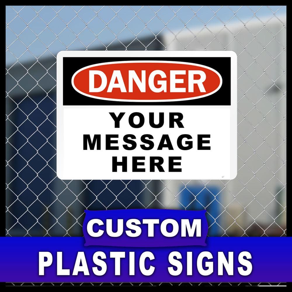 10 in. x 14 in. Custom Sign Printed on More Durable, Thicker, Longer Lasting Styrene Plastic price history on PriceWatchPro