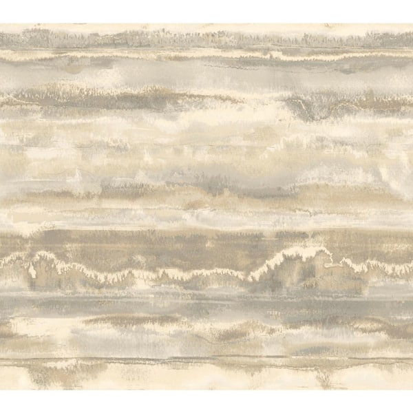 York Wallcoverings Sand High Tide Unpasted Paper Matte Wallpaper, 27 in. by 27 ft.