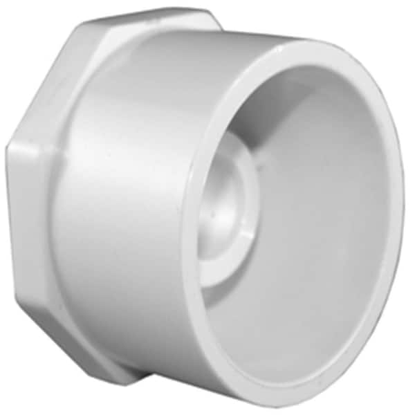 Charlotte Pipe 4 in. x 3 in. PVC Schedule 40 Spigot x FPT Reducer Bushing Fitting