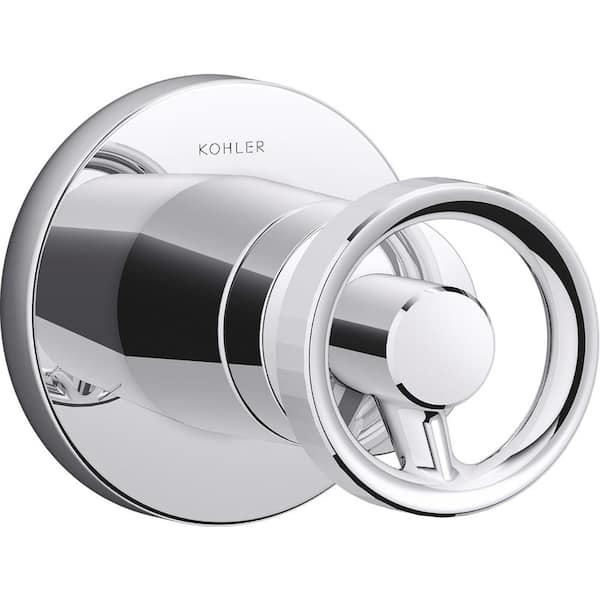 KOHLER Components 1-Handle Thermostatic Valve Trim with Oyl Handle in Polished Chrome (Valve Not Included)