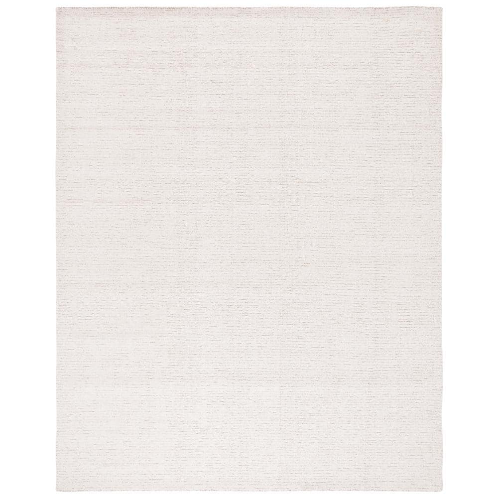 SAFAVIEH Abstract Delia Geometric Striped Wool Area Rug  Ivory/Beige  11 x 15