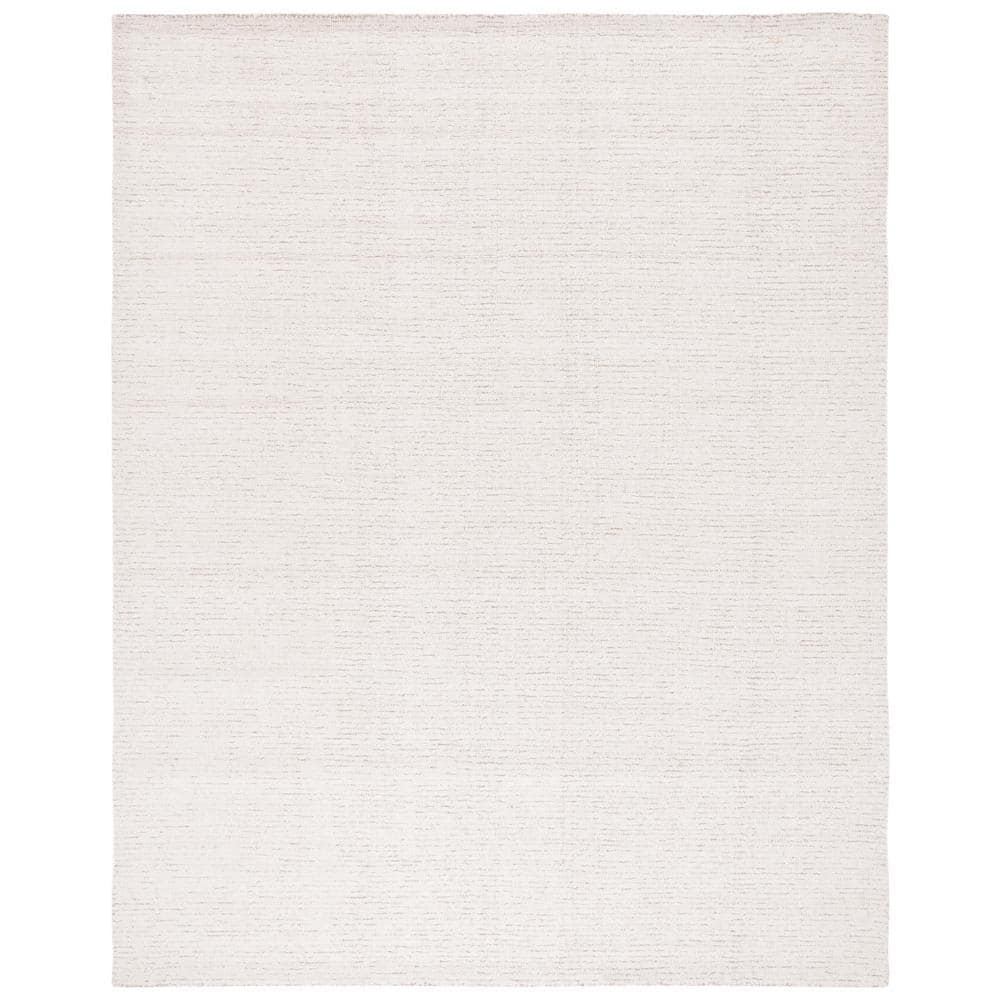 Abstract Ivory/Beige 9 ft. x 12 ft. Speckled Area Rug