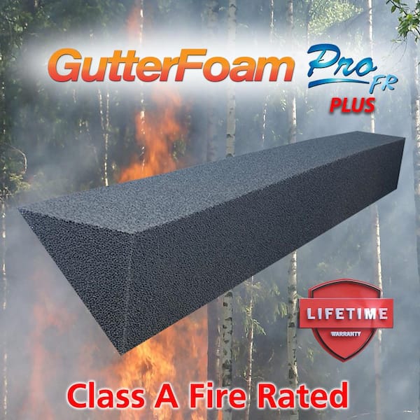 GutterFoam EZ 4 ft. Foam Filter Plastic Gutter Guard for 5 in. K-Style  (36-Pack) GFEZ-K5-36box-DS - The Home Depot