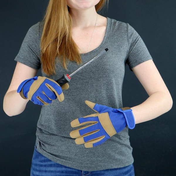 Women's Large HI-Dexterity Synthetic Leather Gloves